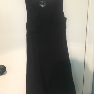 🍀Garnet Hill soft cotton black dress